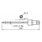 Dorit  L258 4.5mm (3 Edge Tip)  Injector Needles
